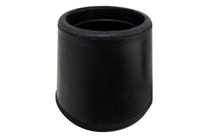 Shepherd Hardware 8746E Leg Tips 1-1/4-Inch Inside Diameter Rubber Chair Leg Caps, 24 Pack, Black - Image 1
